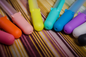 colorful pens